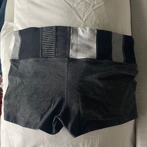 Lululemon Black and Gray Athletic Shorts